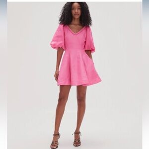 Aje Whimsical V-neck mini dress